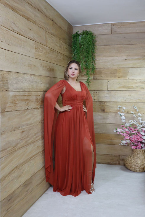 Vestido três listras pequenas com capa